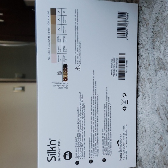 Silk’n BellaFlash Pro IPL Laser Permanent Hair Removal System Device Women Men - Picture 7 of 8